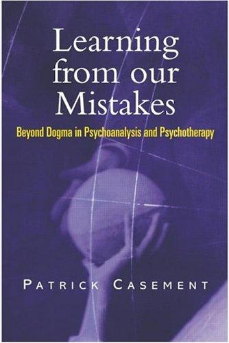 The cover of the book Learning from our Mistakes by Patric Casement