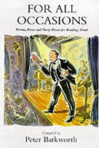 The cover of the book For All Occasions by Peter Barkworth