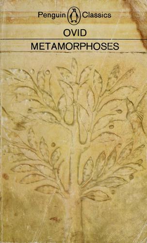 The cover of the book The metamorphoses of Ovid by Ovid