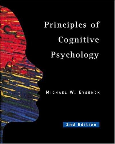 The cover of the book Principles of cognitive psychology by Michael W. Eysenck