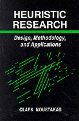 The cover of the book Heuristic research by Clark E. Moustakas
