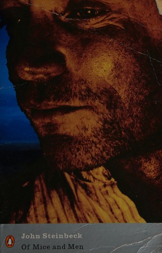 The cover of the book Of Mice and Men by John Steinbeck