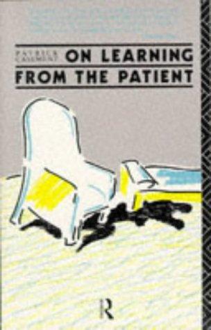 The cover of the book On Learning from the Patient by Patrick Casement